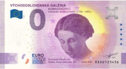 0 eurová bankovka Východoslovenskej galérie